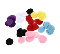 BESPORTBLE Hair Pin Bottom Liner Small round Felt Circles 140pcs Assorted Color Wool Sheets for DIY Hair Accessories and Craft Supplies Random Color