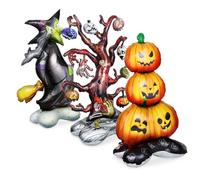 BESPORTBLE Halloween Balloons Set for Parties Inflatable Decorations Large Foil Balloons for Halloween Parties and Birthday Celebrations
