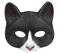 BESPORTBLE Halloween Cat Face Mask Digital Print Animal Costume Prop for Masquerade and Cosplay Creative Design for Adults and Lightweight Party Accessory for Photos and Special Looks