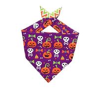 BESPORTBLE Halloween Decorative Dog Bandana Wear-resistant Scarf for Pets Unique Costume Accessory Halloween Patterns for Dogs and Cats for Festive Occasions