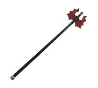 BESPORTBLE Halloween Devil Trident Prop Lightweight Demon Fork with Authentic for Cosplay Stage Performances and Halloween Parties Eye Catching Decoration