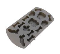 BESPORTBLE Halloween Ice Cube Moulds Halloween Chocolate Mould, Halloween Skeleton Bone Mold Ice Tray Mold Cookie Candy Mold Silicone Baking Mold for Home Bakery Store