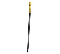 BESPORTBLE Halloween Prop Cane Three Section Round Scepter Plastic Kings Staff for Cosplay Birthday Parties Stage Performances Decorative Golden Walking Stick