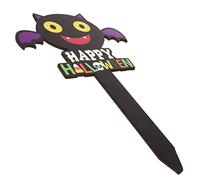 BESPORTBLE Halloween Sign Decorative Halloween Lawn Sign Corrugate Stake for Garden Spooky Atmosphere for Outdoor Decor