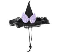 BESPORTBLE Halloween Themed Pet Hat Lace Wings Accessory for Parties and Cosplay Comfortable and Design for Unforgettable Moments