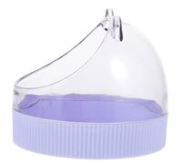 BESPORTBLE Hamster Accessory Acrylic Feeding Bowl Rat Food Bowl Chinchilla Food Dish Safe Material Easy to Clean