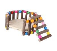 BESPORTBLE Hamster Crawling Ladder Platform Pet Climbing Accessory for Hamsters Gerbils Mice Design for Mountaineering Exploration Pet Cages Smooth Finish for Comfort