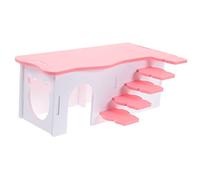 BESPORTBLE Hamster Hiding Platform with Ladder Cozy Two Story Hamster House for Pets Guinea Pig for Resting and Playing Durable Design for Year Comfort