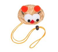 BESPORTBLE Hamster Straw Hat Funny Cute Mini Party Hat for Pets Costume for Small Animal Headwear for Holiday Parties