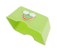 BESPORTBLE Hamster Toilet Small Animal Litter Pan Hamster Habitat Hamster House Hamster Sandbox Hamster Sleep Pad Nest Toilet Figurine Small Pet Cage Accessories Hamster Maze Light Green