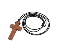 BESPORTBLE Hand Carved Rustic Jewelry for Faithful Believers for Religious Celebrations and Daily Wear