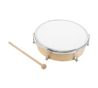 BESPORTBLE Hand Drum with Adjustable Polyester Skin and Wooden Frame Portable Percussion Instrument for Early Music Education Lightweight Drum for Montessori Use