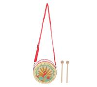BESPORTBLE Hand Drum with Strap Double Sided Percussion Instrument for Musical for Kindergarten Engaging Design for Parent Interaction