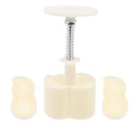 BESPORTBLE Hand Press Mooncake Mold 50g Peanut Shape 2 Molds Pastry Baking Tool for Green Bean Cake for Traditional Mooncakes and Pastry