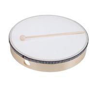 BESPORTBLE Handheld Wooden Frame Drum with Drumstick Percussion Instrument for Singing Dancing Music Lessons Performances Parties