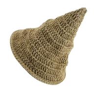 BESPORTBLE Handmade Large Boho Woven Jute Rope Lampshade, Rustic Witch Hat Pendant Light Shade for Cafe Bar and Living Room Decor, Natural Rope Table Lamp Cover