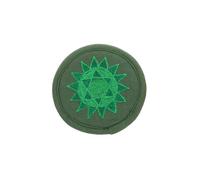 BESPORTBLE Handmade Nepalese Embroidered Rounded Pad for Religious Sound Bowl Unique Seven Chakras Design, Sturdy Cotton Material, Yoga Studio Decoration, Single Piece Sound Bowl Cushion Mat