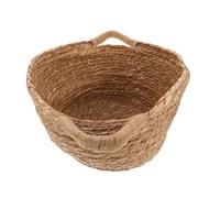 BESPORTBLE Handwoven Photoshoot Basket with Handle Lightweight Wicker Storage Organizer for Newborn Photography Shower Storage Portable Decorative Basket for Milestone Moments