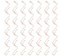 BESPORTBLE Hanger Connector Hooks Heavy Duty Stainless Steel Space Saving 36pcs with Smooth Burrfree Finish, Prevents Snagging or Scratching for Plastic and Wooden Hangers for Small Closets