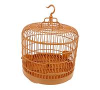 BESPORTBLE Hanging Bird Cage for Parakeets Vintage Design Secure Close Door Spacious Interior Bird Feeding Accessory for Pets