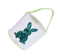 BESPORTBLE Happy Easter Rabbit Basket Adorable Candy Storage Bag for Boys and Girls Easter Bunny Decorations Party Supplies