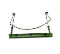 BESPORTBLE Harmonica Neck Holder Metal Frame Double Wing Nuts for Stable Hands Playing Lightweight Durable Harp Rack Accessory Green Compatible with Various Brands