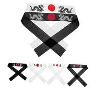 BESPORTBLE Headband Set 6pcs Hachimaki for Karate Samurai Cooking Boys and Girls Adults Birthday Party Cosplay Comfortable