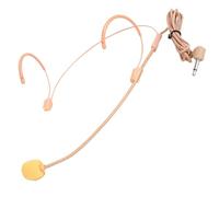 BESPORTBLE Headset Microphone for Speaking Singing Flexible Mic Small Microphone Lightweight Wired Headworn Mic Omnidirectional Condenser for Teachers Coaches Presentations