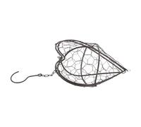 BESPORTBLE Heart Shaped Bird Nesting Material Holder, Portable Metal Cage Organizer with Romantic Artistic Design, Suitable for Garden and Indoor Use, Balcony Nesting Holder for Hummingbirds