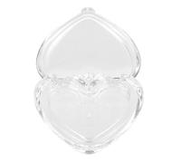 BESPORTBLE Heart Shaped Refillable Powder Compact Stylish Empty Blush Highlighter Tray Makeup Container with Keychain Option for Loose Powder Eye Shadow Storage