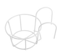 BESPORTBLE Heavy Duty Metal Rabbit Hay Feeder Small Animal Hay Rack for Guinea Pig Easy Install Flowerpot Style Grass Holder