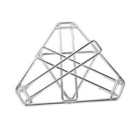 BESPORTBLE Heavy Duty Outdoor Campfire Cooking Tripod with Stable Fire Pit Stand for Group Camping Compatible with Wood and Charcoal Portable Grill for Hiking Backyard Bbq and Picnic Use