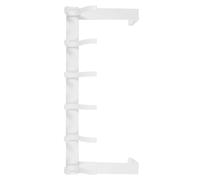 BESPORTBLE Heavy Duty Over The Door Hooks 6pcs White High Door Hanger for Clothes Coats Hats No Drilling, Strong Adhesion for Entryway and Bedroom Organization