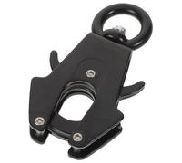 BESPORTBLE Heavy Duty Quick Release Dog Leash Buckle 15Mm Matte Black Alloy Clip Swivel Hook for Pet Collar Safety Outdoor Gear