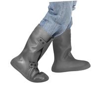 BESPORTBLE Heavy Duty Shoe Covers Xl Thickened PVC Overshoes with Non-slip Sole for Rain Protection Reusable Boot Protectors for Cycling Outdoor Work and Sneakers