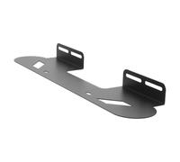 BESPORTBLE Heavy Duty Soundbar Wall Mount Bracket with Metal Shelf for Tv Speaker Bar to 11lb, Black Soundbar Mounting Brackets Suitable for Sonos Beam, Tv Audio Speaker Shelf for Living