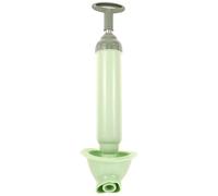 BESPORTBLE Heavy Duty Toilet Plunger Nordic Green Handle, Powerful Suction Bathroom Sink and Toilet Anti-clogging Tool for Blocked Drains and Pipes Cleaning