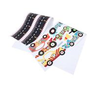 BESPORTBLE Height Measurement Wall Sticker for Removable Growth Chart Decals with Race Cars Engaging Wall Decor for Playroom Easy Application Height Ruler for Boys