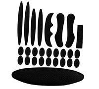 BESPORTBLE Helmet Padding Kit Bicycle Helmet Pad Replacement Soft Sponge Cushion Set Hook and Loop Black for Cycling and Electric Bike Safety