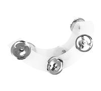 BESPORTBLE Hi Hat Tambourine with Jingles Mountable Percussion Cymbals for Drum Set Durable Lightweight Cymbal Accessories for Enhanced Performance for Musicians and Drummers