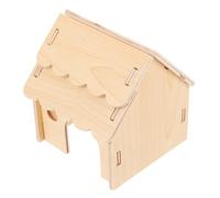 BESPORTBLE Hideout House Dog Hay Guinea Pig Nest Cat Enclosure Ferret Chinchilla House Fleece Hedgehog Hideout Tortoise Live Cockatiel Fence Wooden