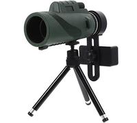 BESPORTBLE High Power Monocular and Hiking for Bird Watching and Aluminum Tripod Portable Telescope 12x50 with Wide Angle Lens for Adults Outdoor Activities