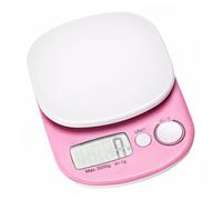 BESPORTBLE High-precision Digital Kitchen Scale Plastic Lightweight Food Weighing Scale with Accuracy Capacity Anti-slip Base Portable Home Electronic Balance