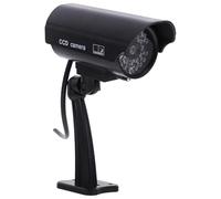 BESPORTBLE High Simulation Fake Camera and Easy Installation with Adjustable Bracket Black ABS Material Dummy Cctv Camera Battery Operated for Warehouse and Shops Security Monitoring
