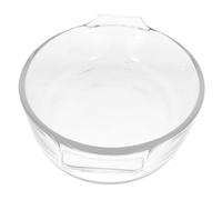 BESPORTBLE High-Temperature Resistant Glass Baking Dish Oval Deep Pan with Double Handles for Pies Roasting Vegetables and Fruit Dishes Clear Oven Bakeware for Kitchen Use