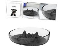 BESPORTBLE Hill Shape Slow Feed Dog Bowl Choke Design Pet Food Bowl for Healthy Eating Detachable Easy to Clean Durable as Material with Bottom for Dogs and Cats