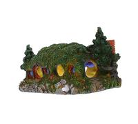 BESPORTBLE Hobbit House Decorations Small Resin Castle for Fish Tank Aquarium Cave Castle Decor for Water Tank Landscaping Ornament