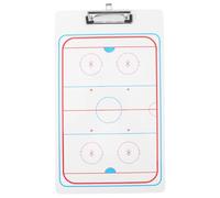 BESPORTBLE Hockey Coaching Board PVC Dry Erase Tactical Planning Board Portable for Match Training and Field Use with Erasable Surface