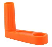 BESPORTBLE Hose Reel Cart Handle Replacement Hard Plastic Crank Accessory for Winding and Retracting Garden Hose Orange
