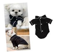 BESPORTBLE Household Pet Pajamas for Dogs and Cats Soft Two-legged Clothing Black Comfortable and Stylish Design for Everyday Wear and Special Occasions